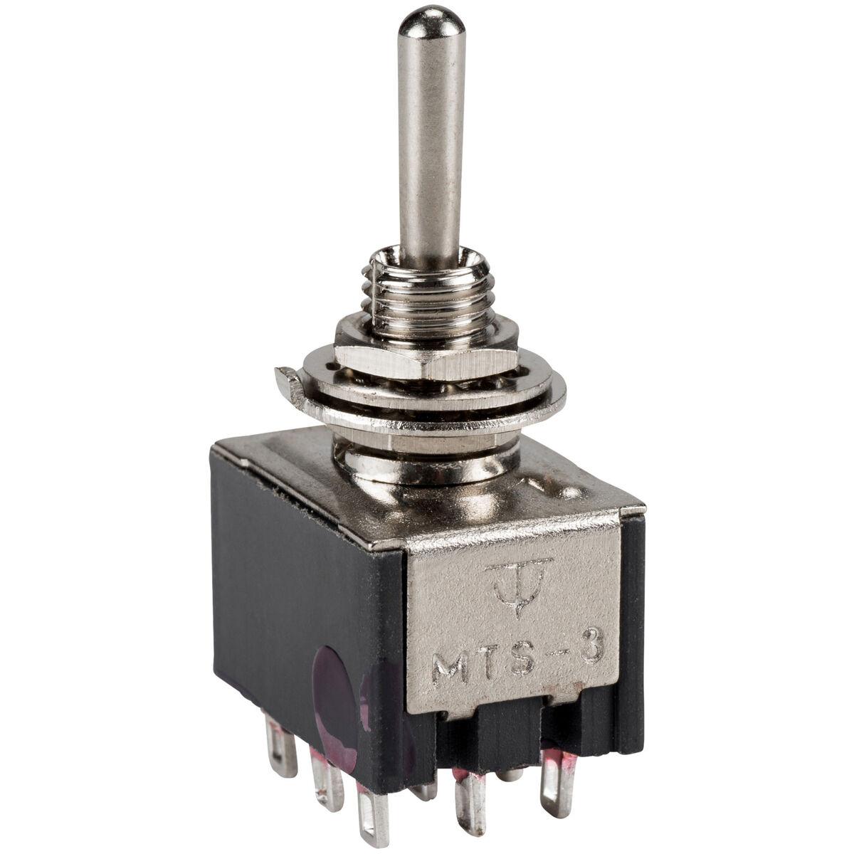 3PDT Mini Toggle Switch Center Off