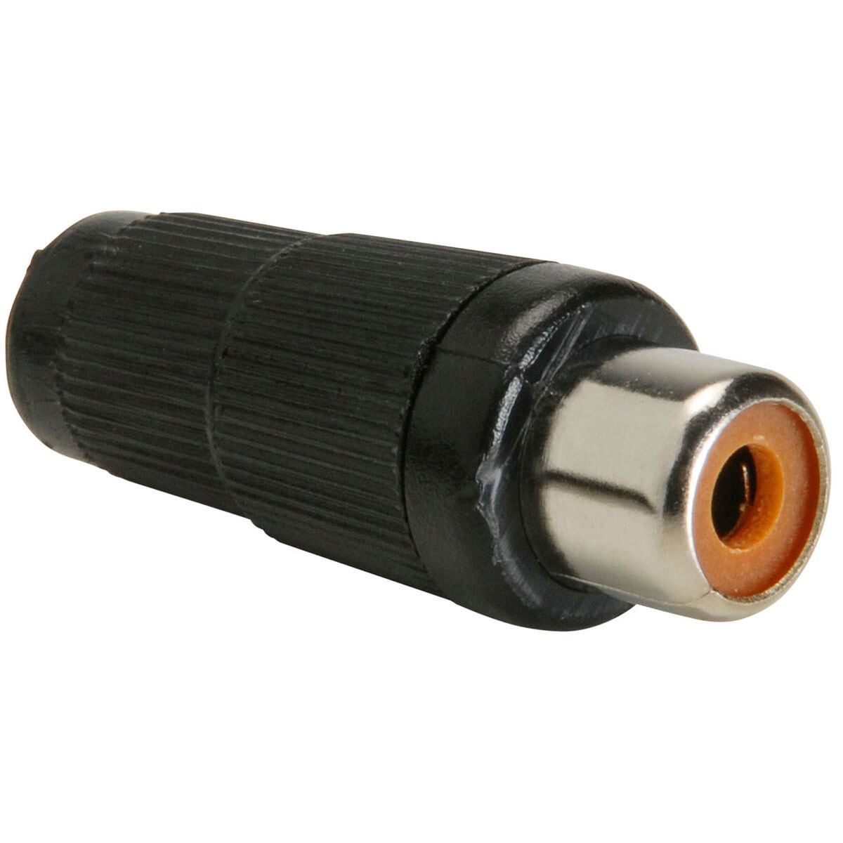 Adaptador Jack 6.5 mm A RCA mono Negro