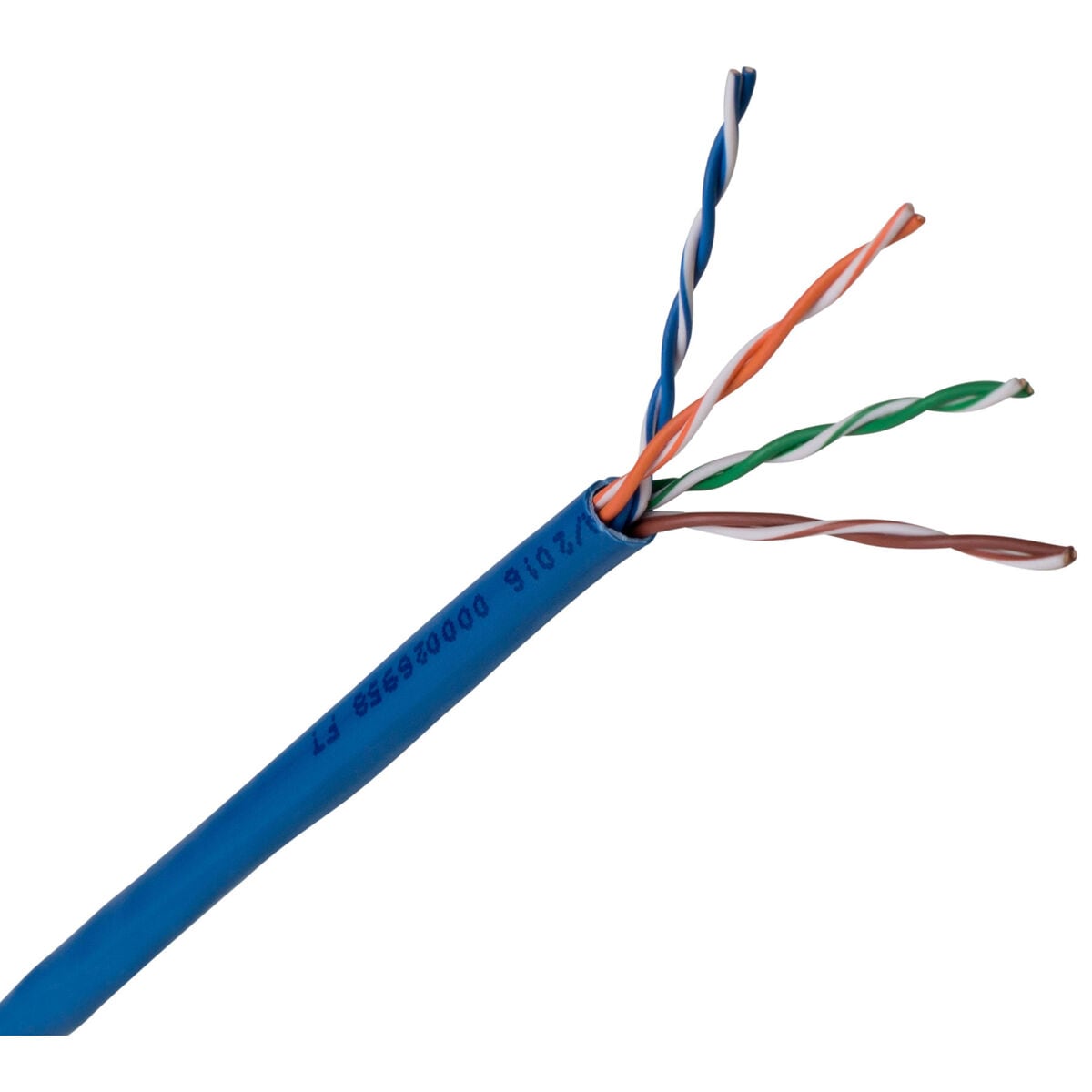 Cat 5e 350 MHz CMR UTP PVC Blue 1000 Ft.