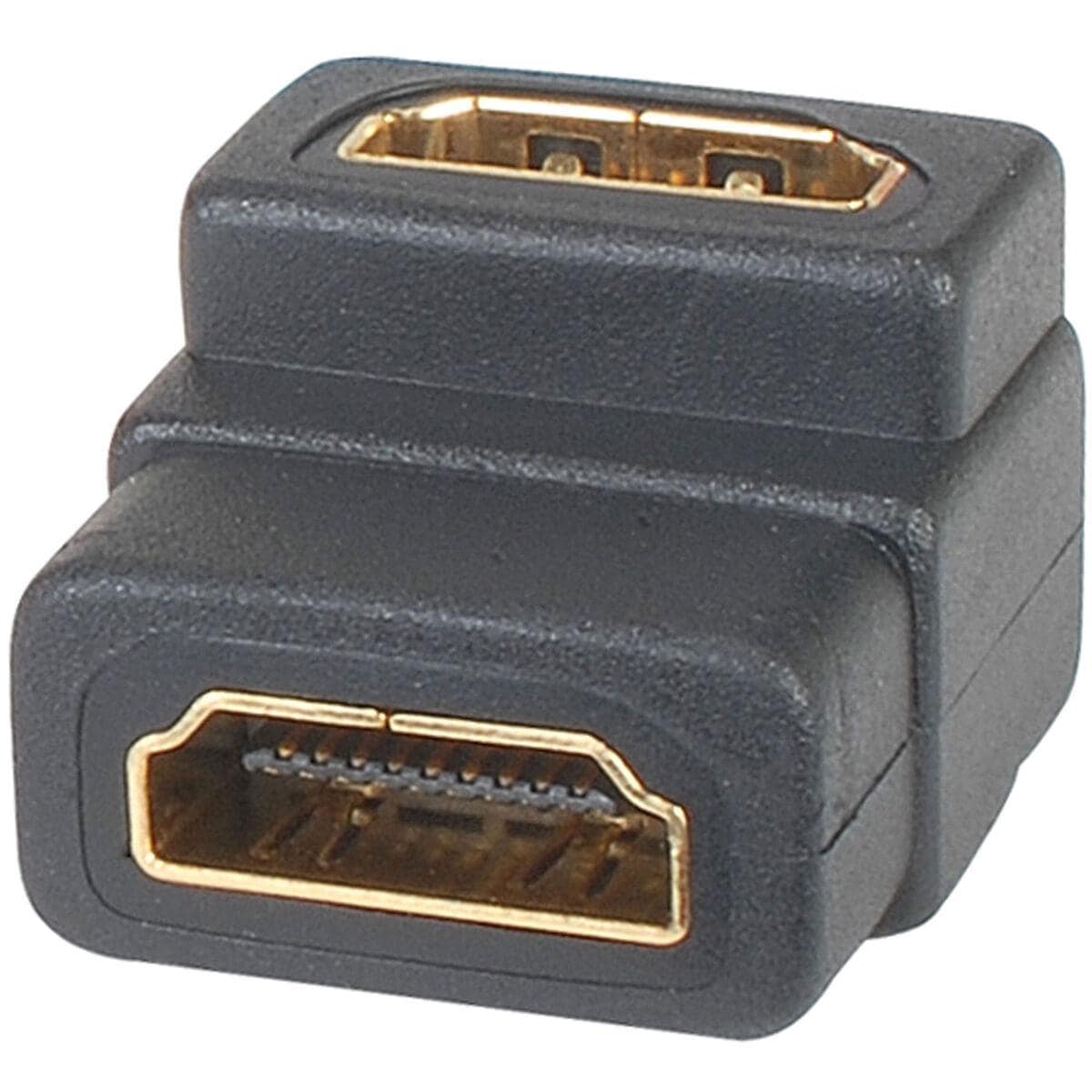 HDMI Right Angle Female to Female Coupler