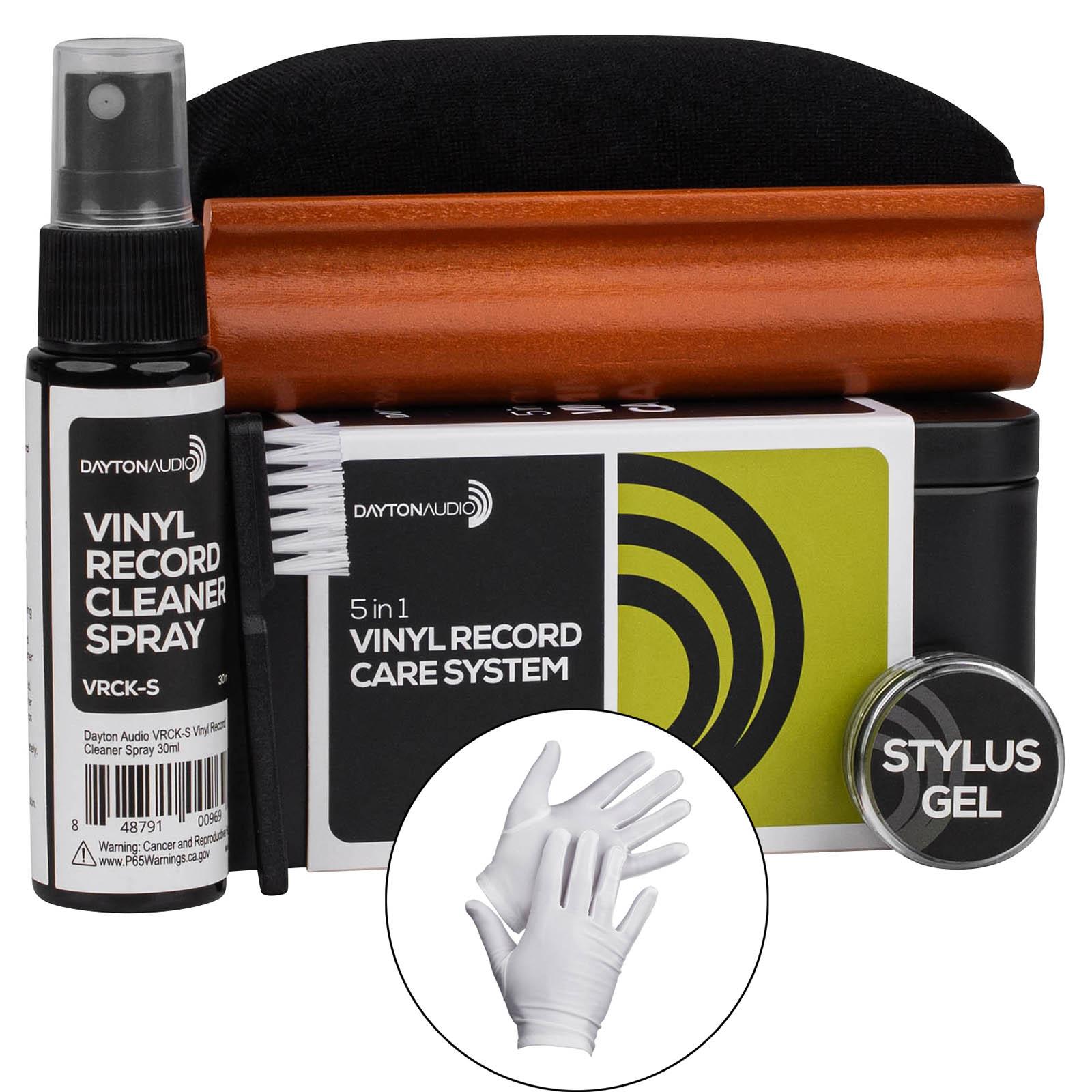 Dayton Audio VRCK Vinyl Record Cleaner Care System (5 in 1) Metal Case Packing