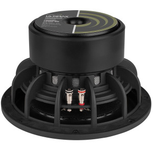 Ultimax subwoofer upside down showing the motor