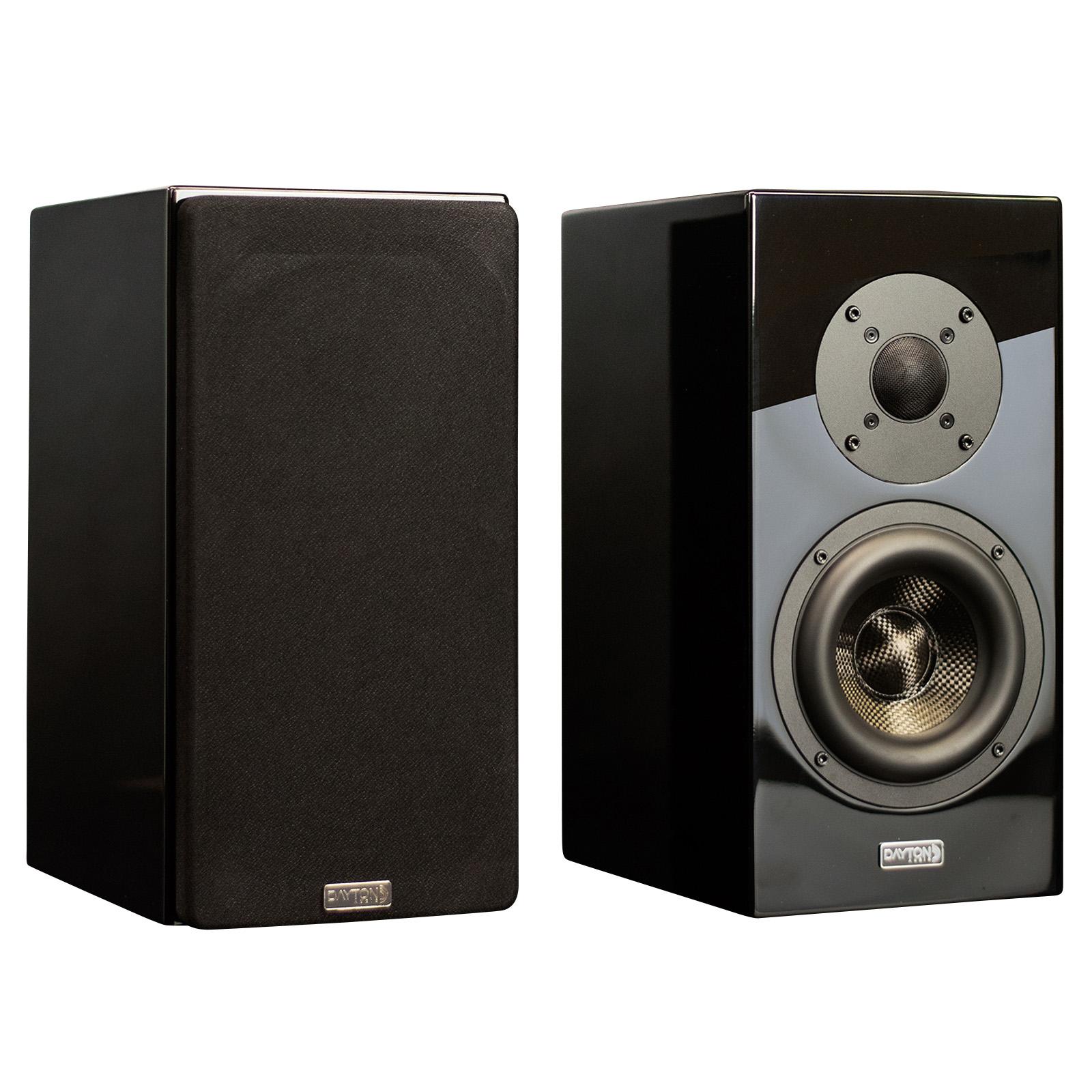 Dayton Audio OPAL1 Bookshelf Speaker Pair Gloss Black