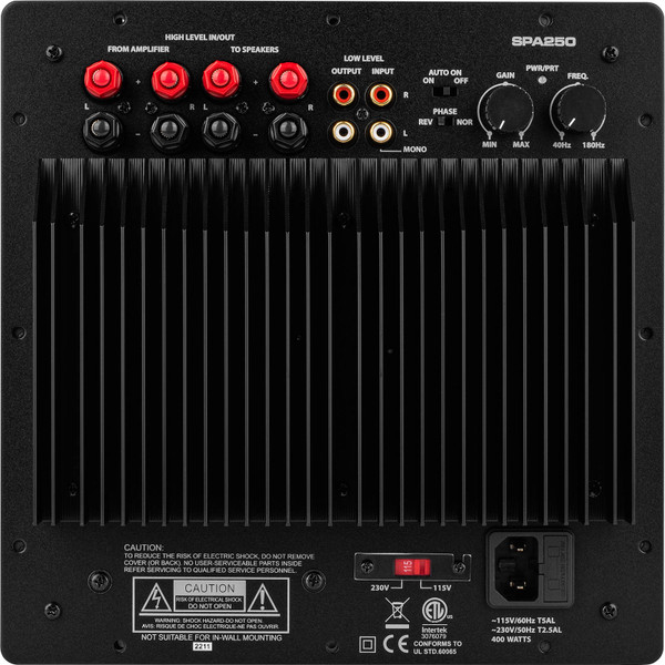 Audio SPA250 250 Watt Subwoofer Amplifier