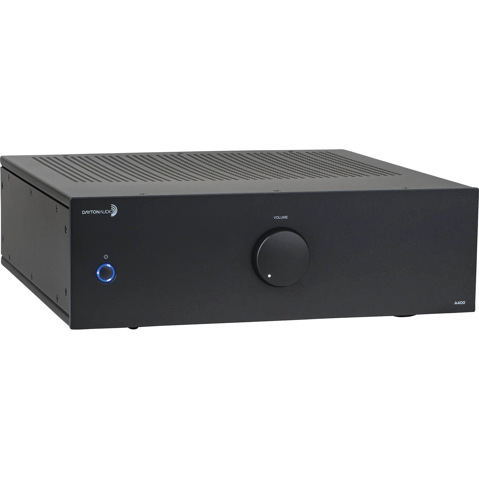 Dayton Audio A400 2x200 Watts Class AB Stereo Power Amplifier