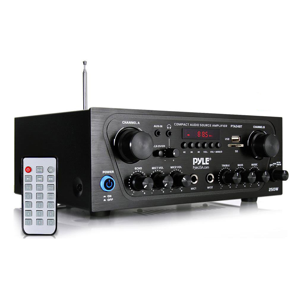 compact stereo receiver bluetooth