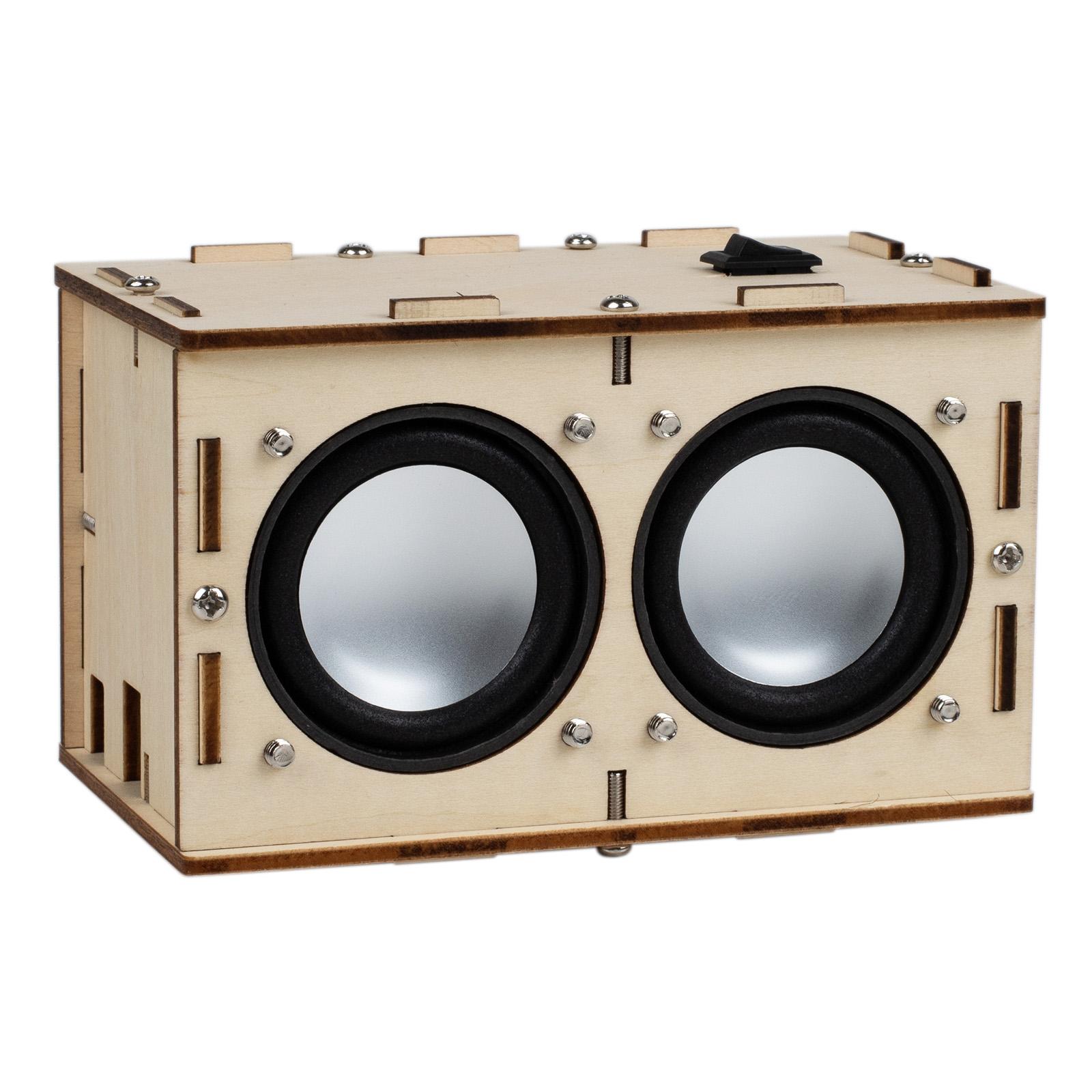 STEM Bluetooth 5.0 Speaker Kit with Wooden Enclosure and 2 x 5W Amp Board