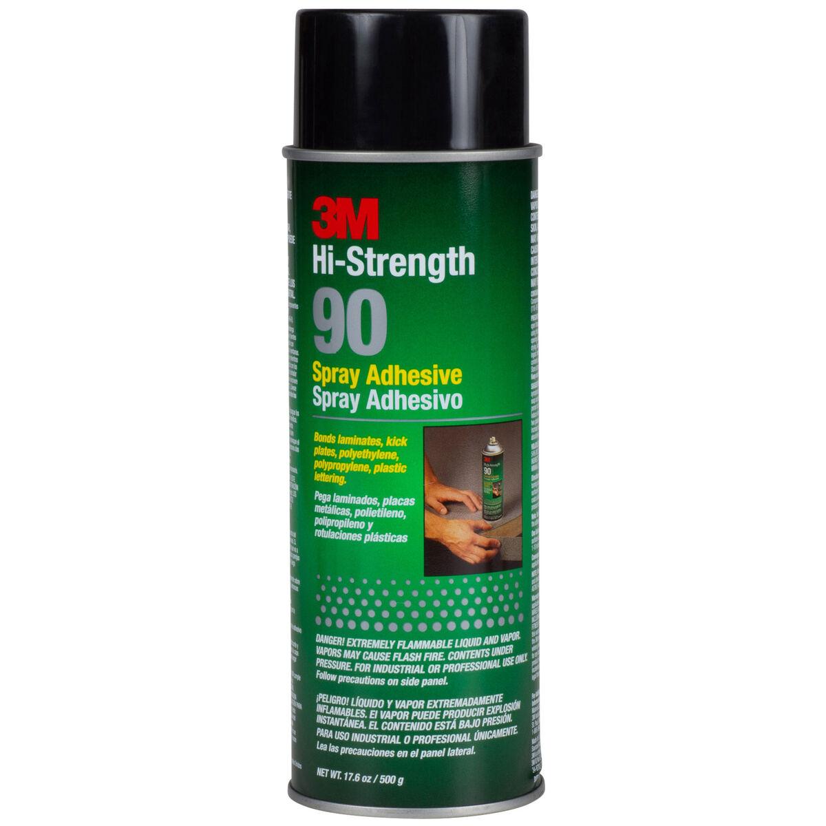 3M Hi-Strength 90 Contact Spray Adhesive, 17.6 oz, 1 Can, Green