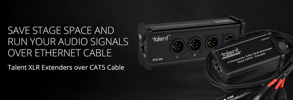 Talent XLR Extender Banner