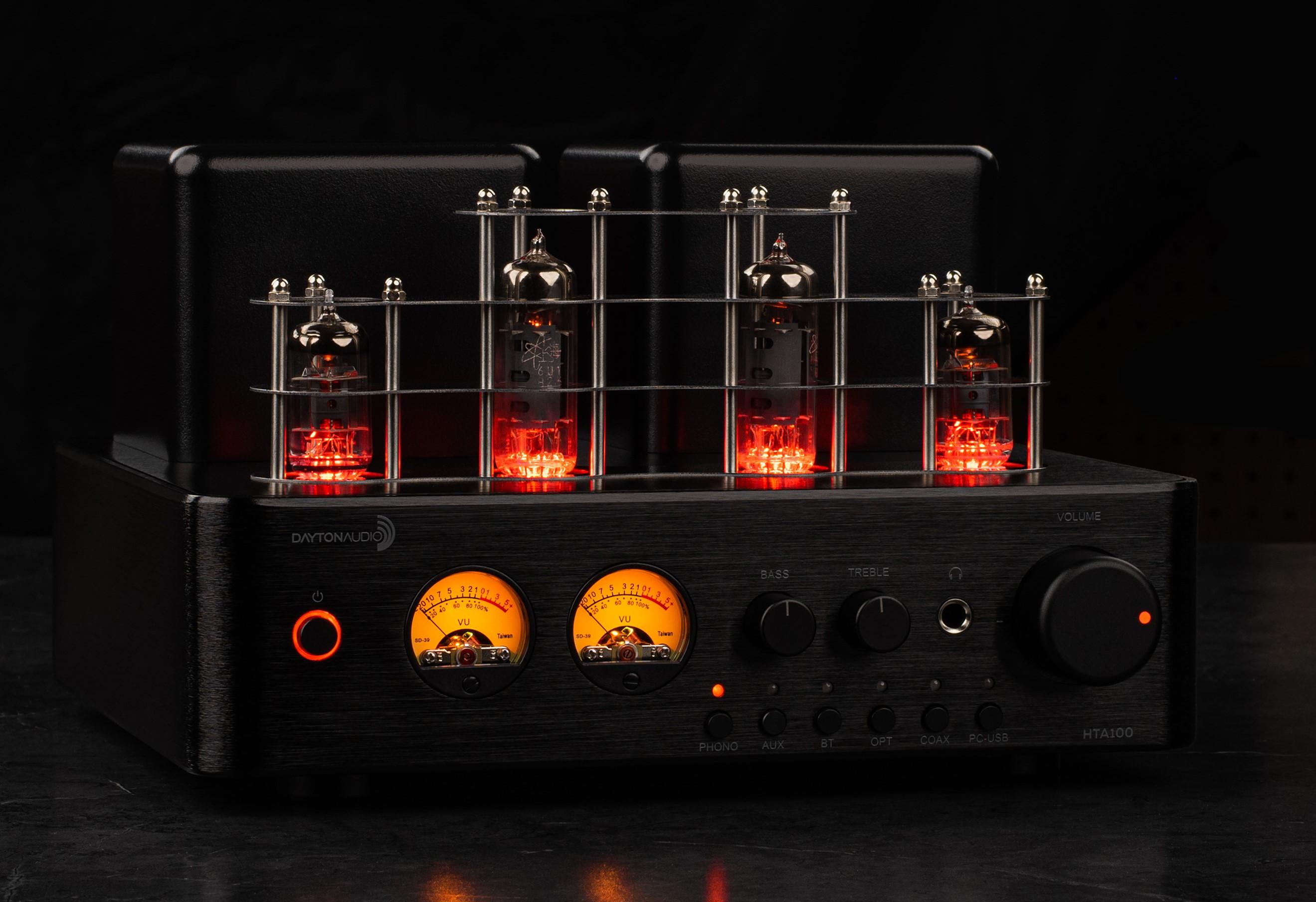 Dayton Audio - HTA100 Integrated Stereo Hybrid Tube Amplifier 100