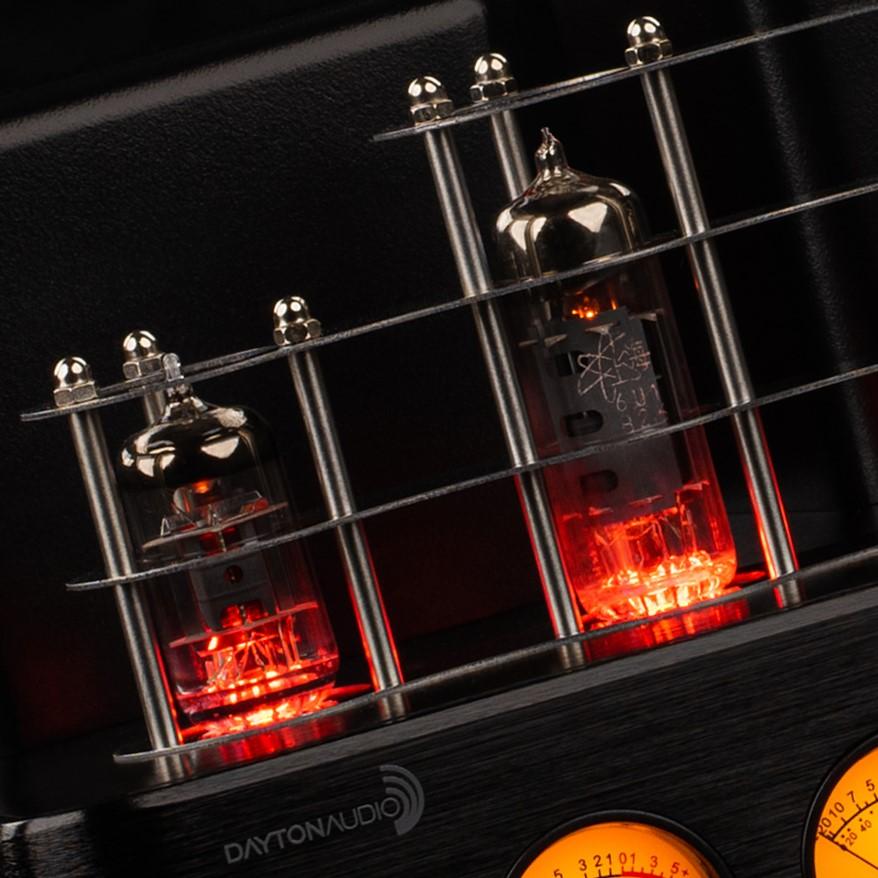 Dayton Audio - HTA100 Integrated Stereo Hybrid Tube Amplifier 100