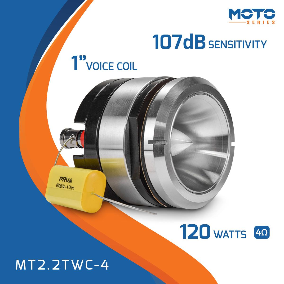 PRV Audio MT2.2TWC-4 Moto Series 2.25