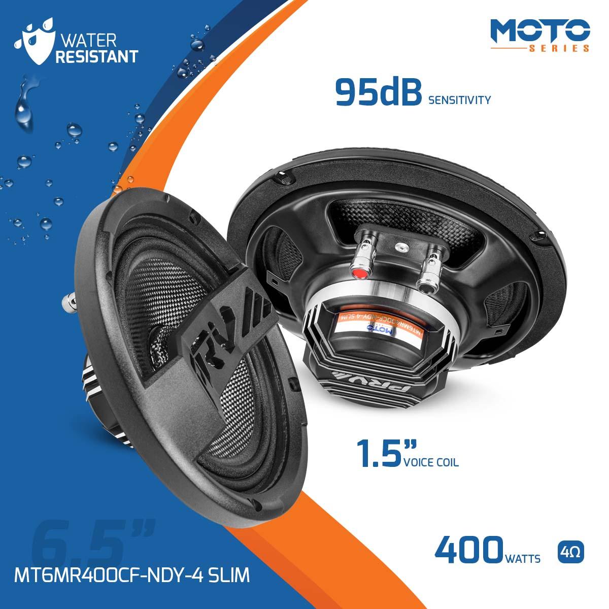 PRV Audio MT6MR400CF-NDY-4 SLIM Moto Series 6.5