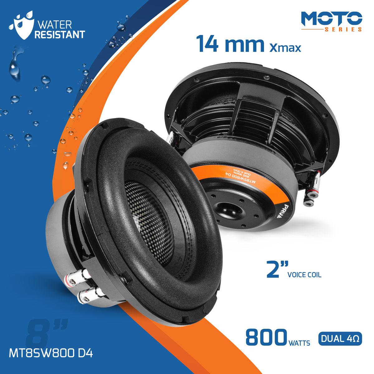 PRV Audio MT8SW800 D4 Moto Series 8