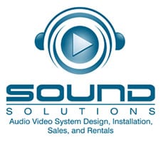 Sound Solutions. Audio Video System Design, Installation, Sales, and Rentals.